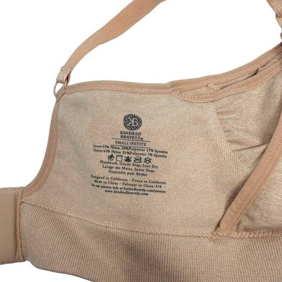 Kindred Bravely Simply Sublime Nude/Beige Nursing Bra Size Small - Picture 8 of 10